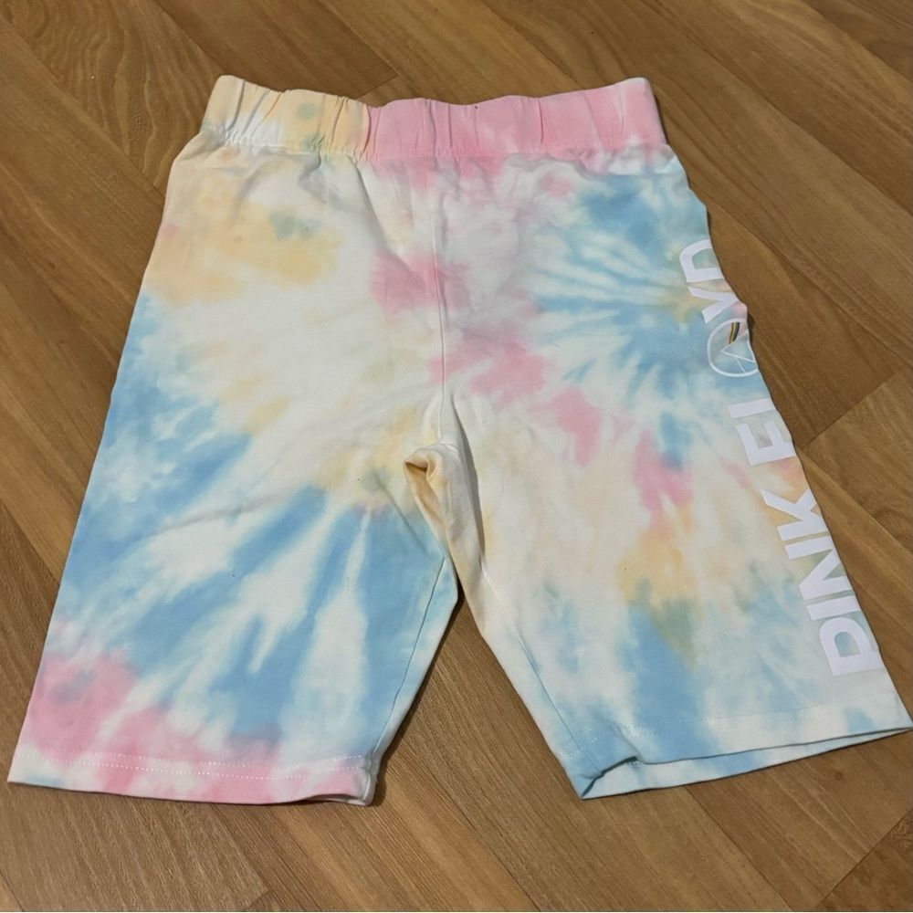 Pink Floyd Tie-Dye Biker Shorts NWT Small‎